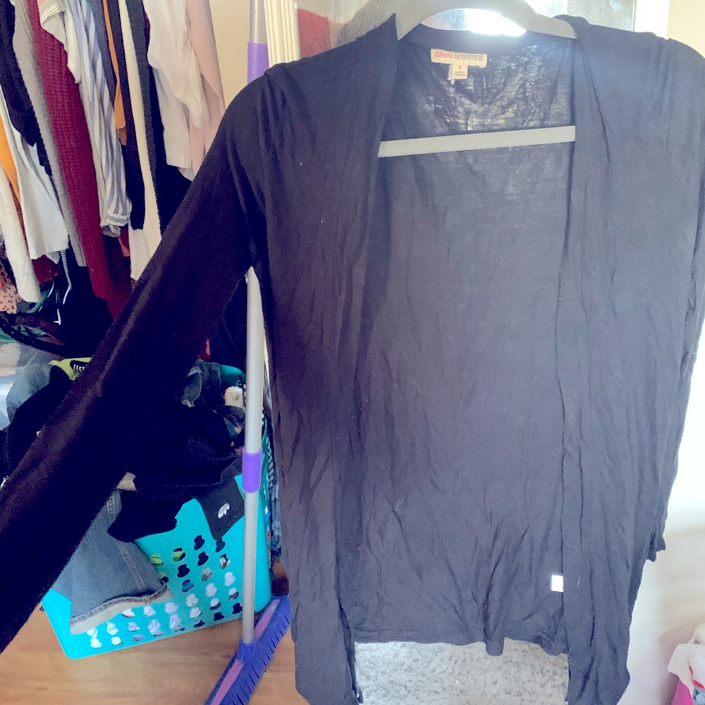 Lightweight black cardigan